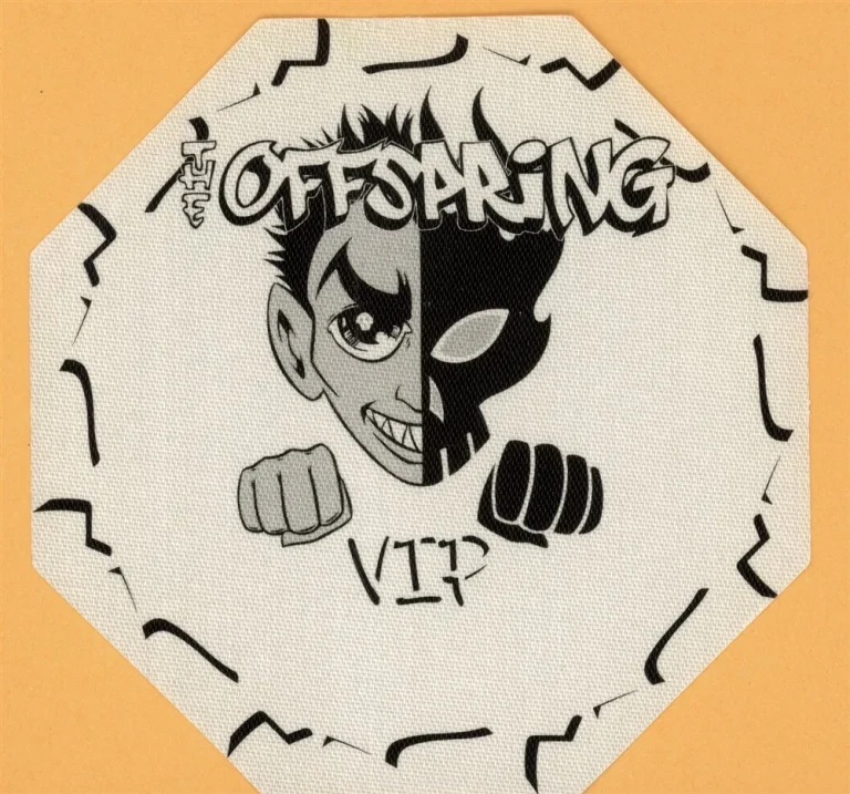 The Offspring 2000 Conspiracy of One Concert Tour VIP Backstage Pass