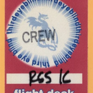 Third Eye Blind 2000 Blue Concert Tour Flight Deck Backstage Pass