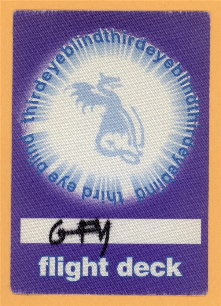 Third Eye Blind 2000 Blue Concert Tour Flight Deck Backstage Pass