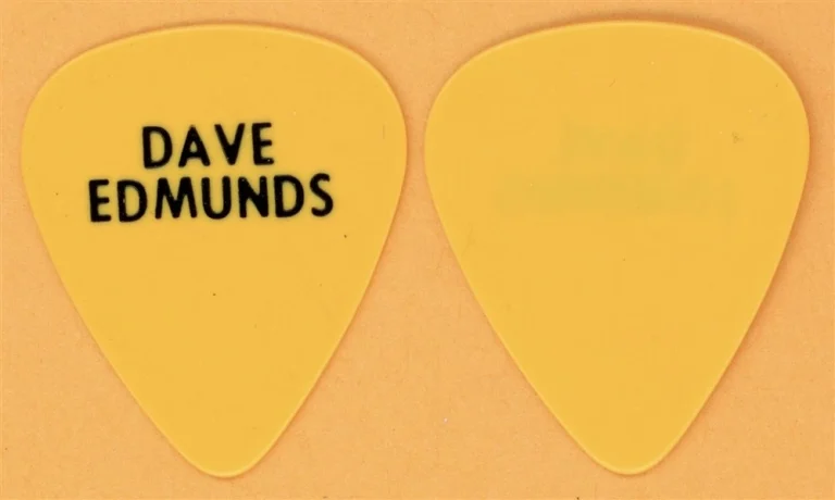 Dave Edmunds Vintage Guitar Pick - 1989 Closer to the Flame Tour
