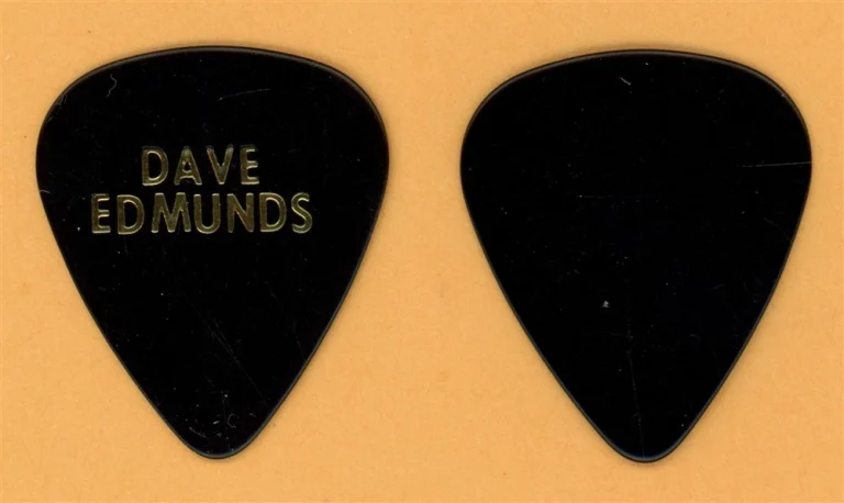 Dave Edmunds Vintage Guitar Pick - 1989 Closer to the Flame Tour