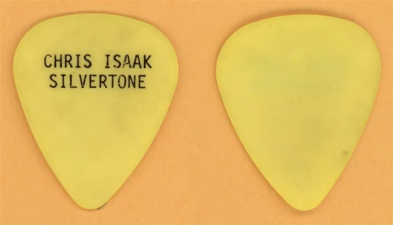 Chris Isaak Vintage Guitar Pick - 1985 Silvertone Tour