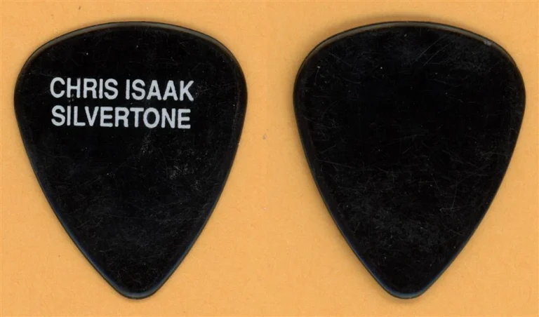 Chris Isaak Vintage Guitar Pick - 1985 Silvertone Tour