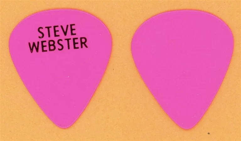 Billy Idol Steve Webster Vintage Guitar Pick - 1984 Rebel Yell Tour