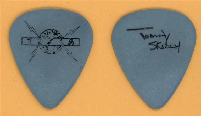 Tesla Tommy Skeoch Vintage Tour Guitar Pick - Stage Used