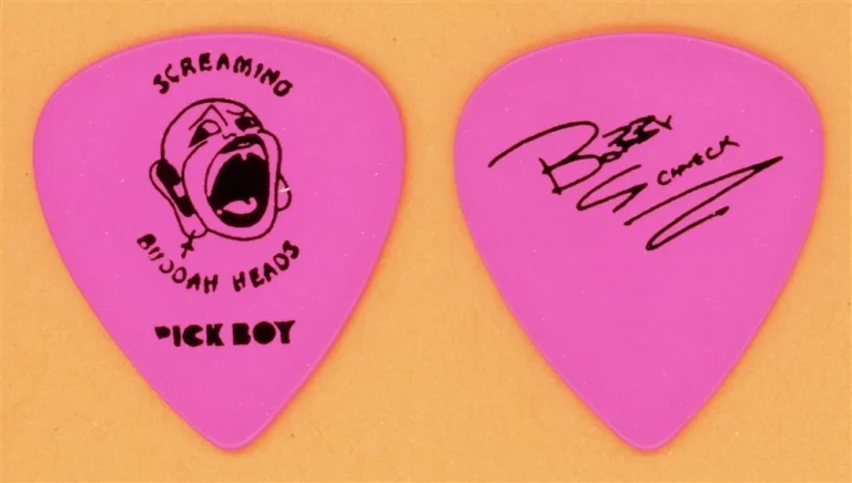 BB Chung & Screaming Buddah Heads Vintage Tour Guitar Pick