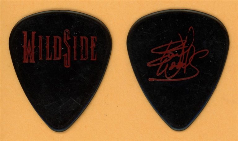 Wildside Brent Woods Vintage Guitar Pick - 1992 Under The Influence Tour