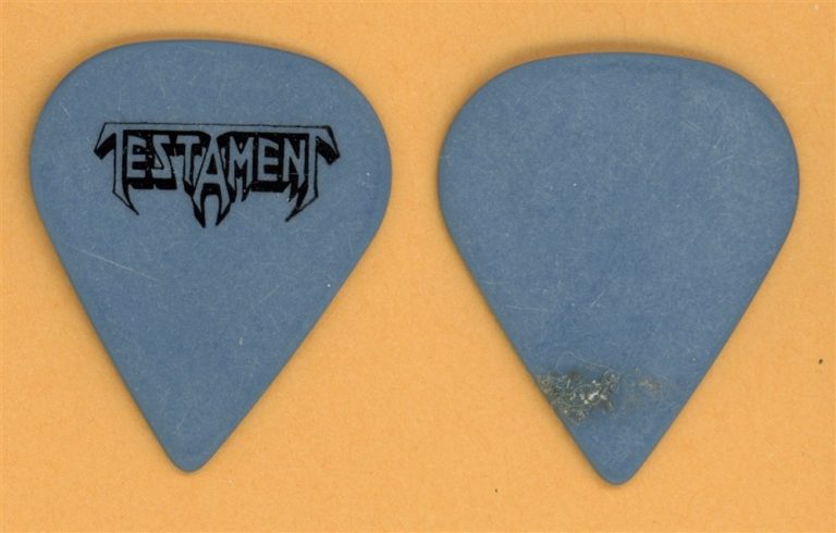 Testament Alex Skolnick Vintage Guitar Pick - 1990 Souls of Black Tour