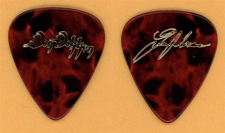 Don Dokken John Norum Vintage Guitar Pick - 1990 Up From The Ashes Tour