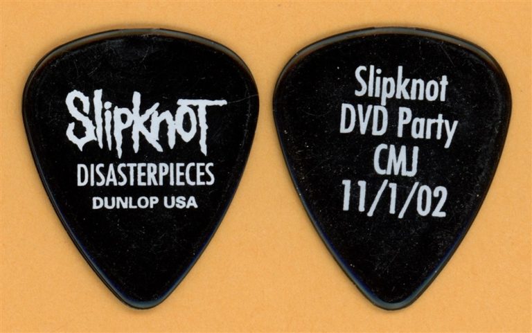 Slipknot Vintage Guitar Pick - 2002 Disasterpieces DVD Tour