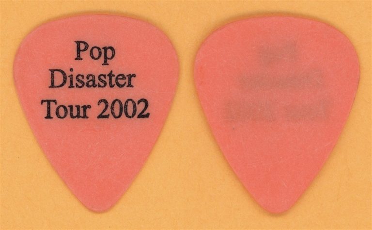 Blink 182 Mark Hopus Vintage Guitar Pick - 2002 Pop Disaster Tour - Misprint