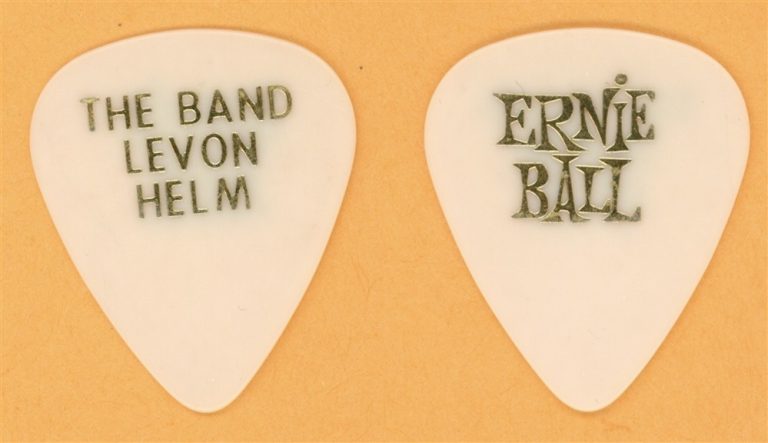 The Band Levon Helm Vintage Guitar Pick - 1986 Reunion Tour