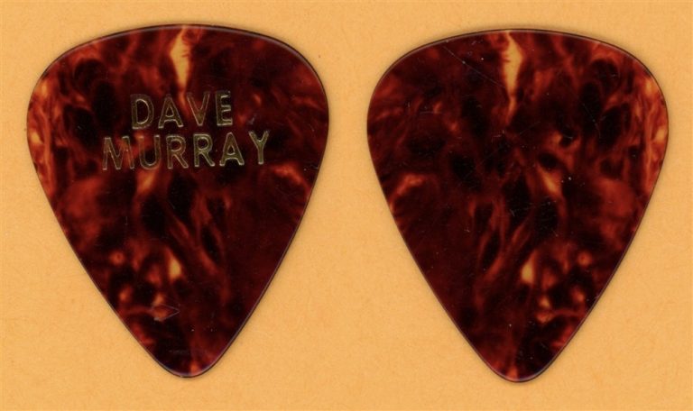 Iron Maiden Dave Murray Vintage Guitar Pick - 1992 Fear of The Dark Tour