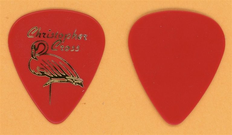Christopher Cross Flamingo Vintage Tour Guitar Pick