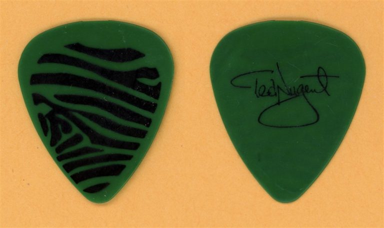 Ted Nugent Vintage Guitar Pick - 1988 Lick 'Em Tour