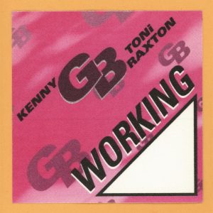 Kenny G 1996 Secrets Concert Tour w/ Toni Braxton WORKING Backstage Pass