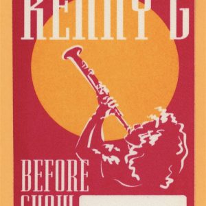 Kenny G 1996 The Moment Concert Tour BEFORE SHOW Backstage Pass