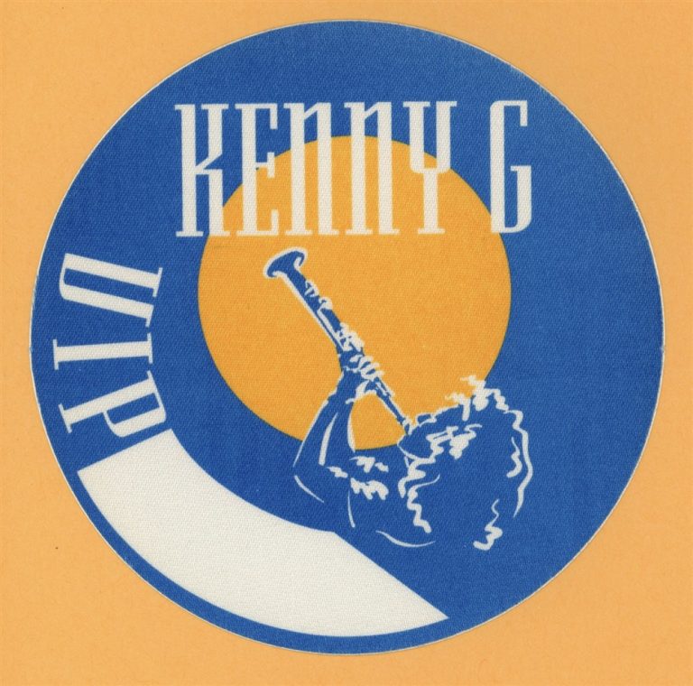 Kenny G 1996 The Moment Concert Tour VIP Backstage Pass