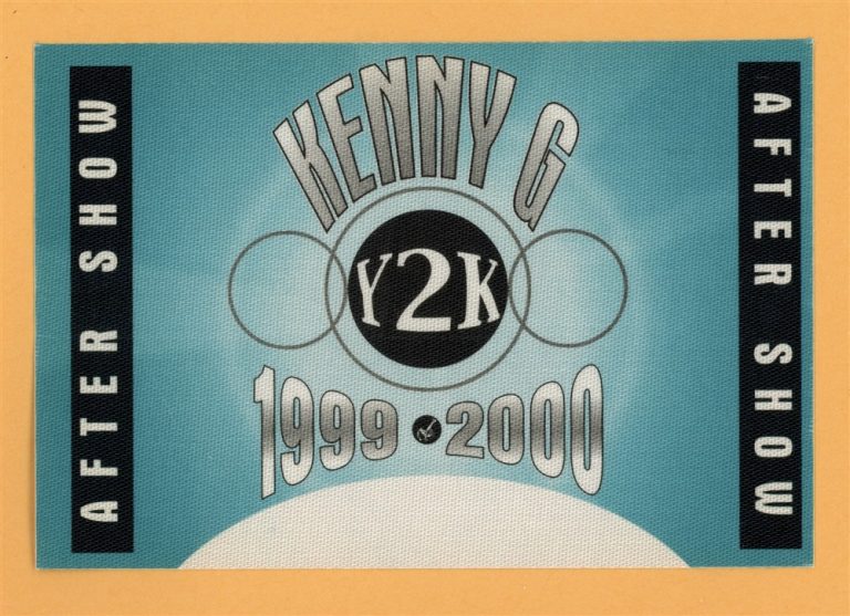 Kenny G 1999 Faith Concert Tour AFTER SHOW Backstage Pass