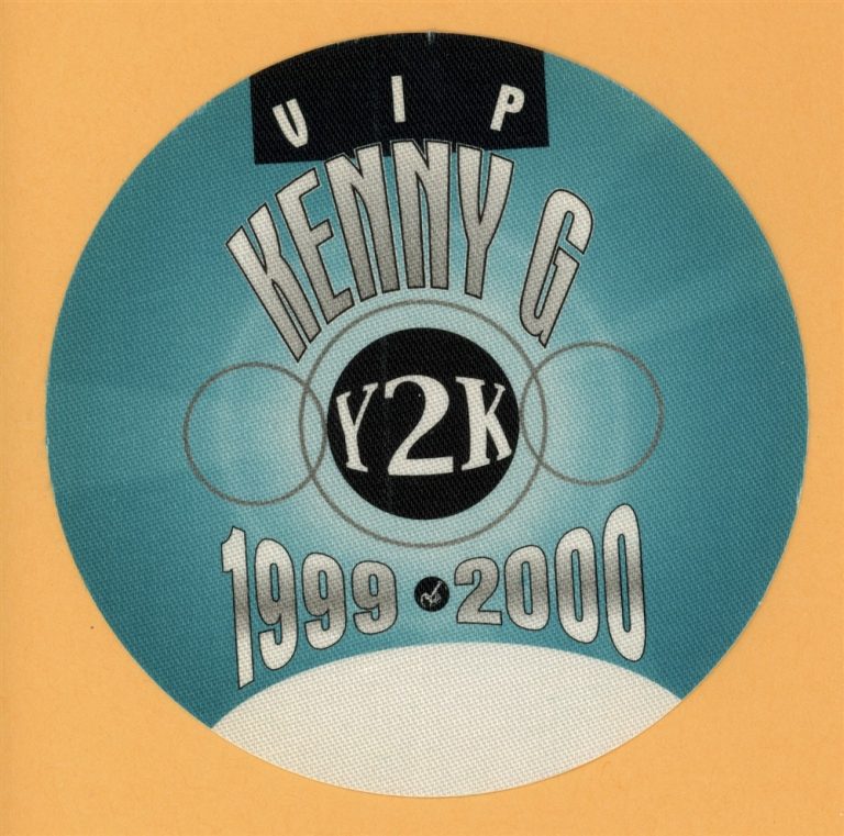 Kenny G 1999 Faith Concert Tour VIP Backstage Pass