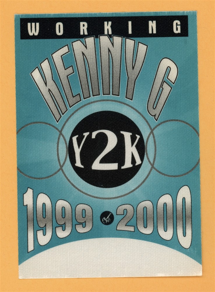 Kenny G 1999 Faith Concert Tour WORKING Backstage Pass