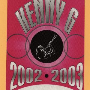 Kenny G 2002 Paradise Concert Tour WORKING Backstage Pass