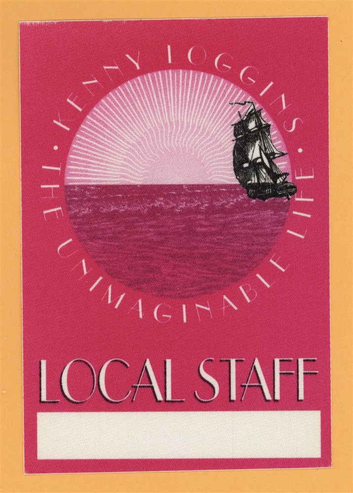 Kenny Loggins 1997 The Unimaginable Life Concert Tour LOCAL Backstage Pass
