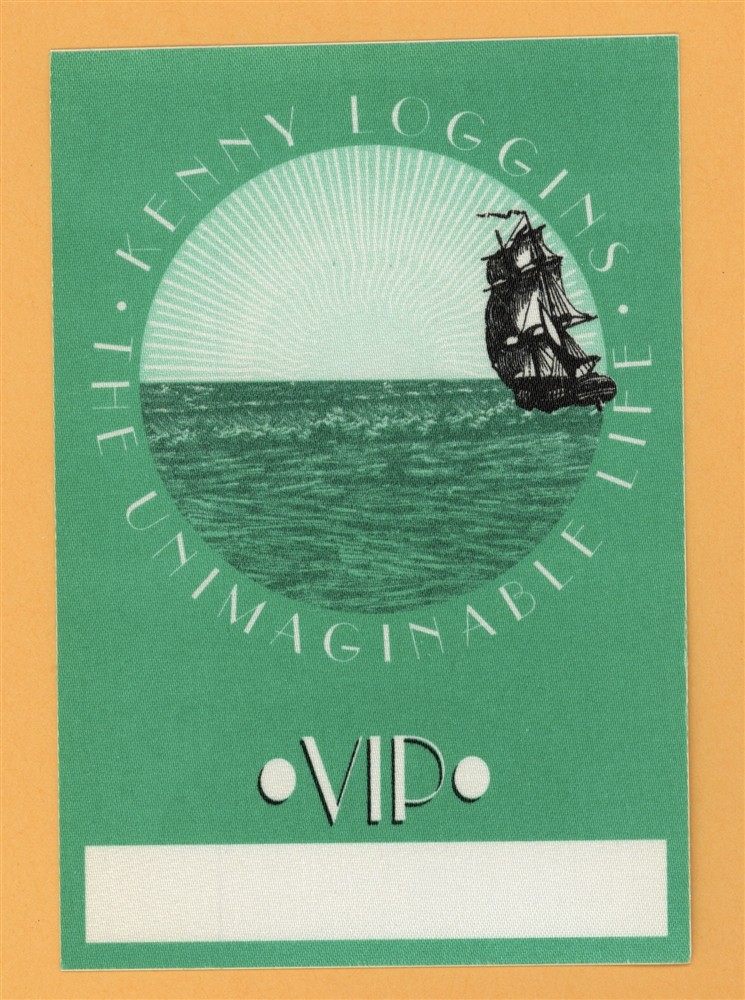 Kenny Loggins 1997 The Unimaginable Life Concert Tour VIP Backstage Pass