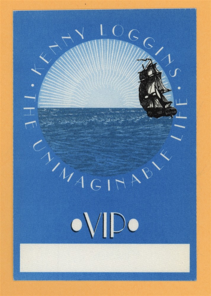 Kenny Loggins 1997 The Unimaginable Life Concert Tour VIP Backstage Pass