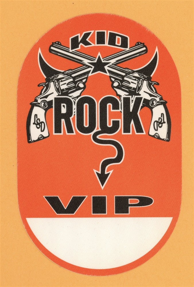 Kid Rock 1999 Devil Without a Cause Concert Tour VIP Backstage Pass