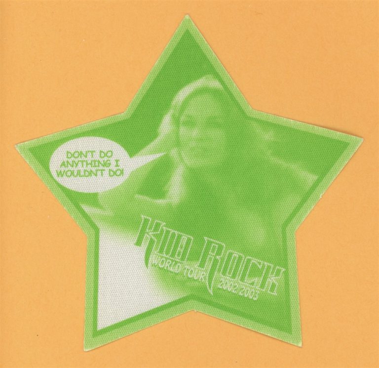 Kid Rock 2002 American Bad Ass Concert Tour VIP Backstage Pass