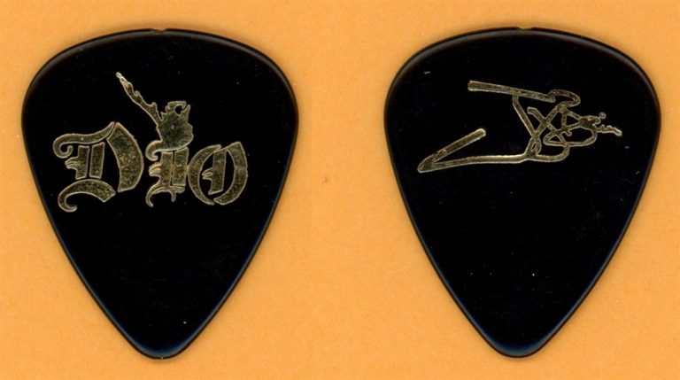 Dio Jimmy Bain Vintage Guitar Pick - 1987 Dream Evil Tour