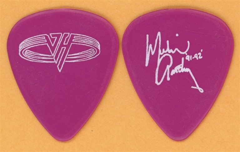 Van Halen Michael Anthony Vintage Guitar Pick - 1991 Carnal Knowledge Tour