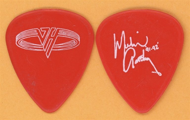 Van Halen Michael Anthony Vintage Guitar Pick - 1991 Carnal Knowledge Tour
