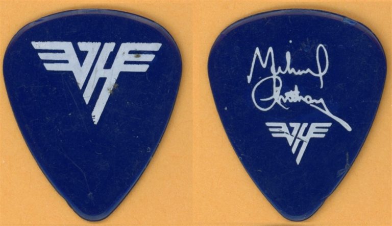 Van Halen Michael Anthony Vintage Guitar Pick - 1984 World Tour