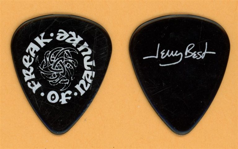 White Lion Freaks of Nature Jerry Best Vintage Guitar Pick - 1993 US Tour