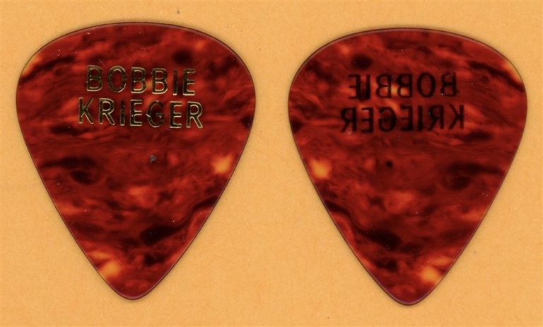 The Doors Bobbie Krieger Vintage Guitar Pick - 1985 Solo US Tour