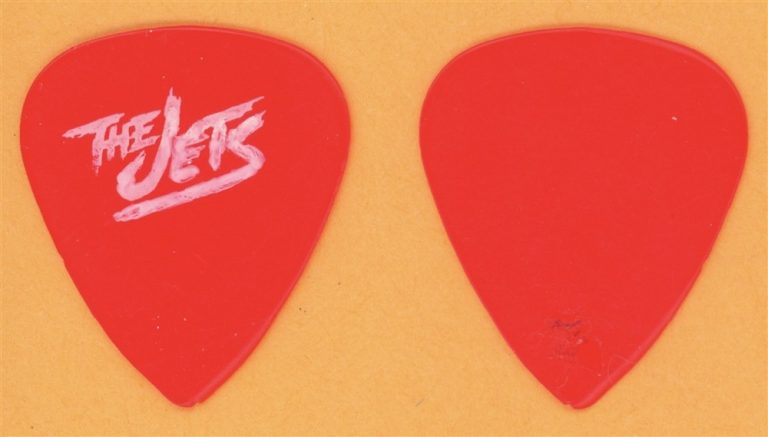 The Jets Leroy Wolfgramm Vintage Guitar Pick - 1985 US Tour