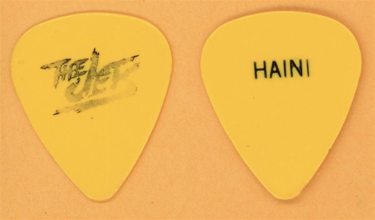 The Jets Haini Wolfgramm Vintage Guitar Pick - 1985 US Tour - Stage Used