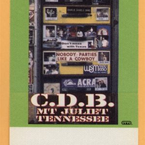 Charlie Daniels Band 1989 Concert Tour WORKING Backstage Pass