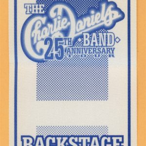 Charlie Daniels Band 1995 25th Anniversary Concert Tour Backstage Pass