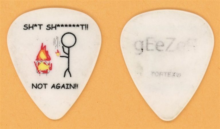Black Sabbath Geezer Butler Vintage Guitar Pick - 2009 H&H Tour - STAGE USED