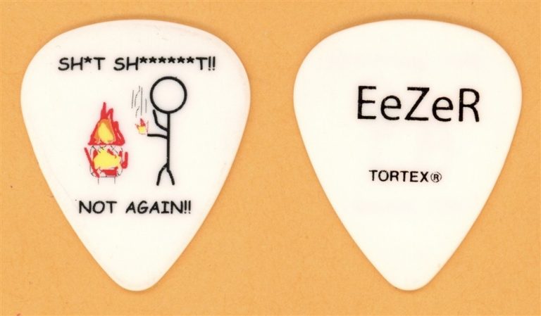 Black Sabbath Geezer Butler Vintage Guitar Pick - 2009 H&H Tour - Misprint