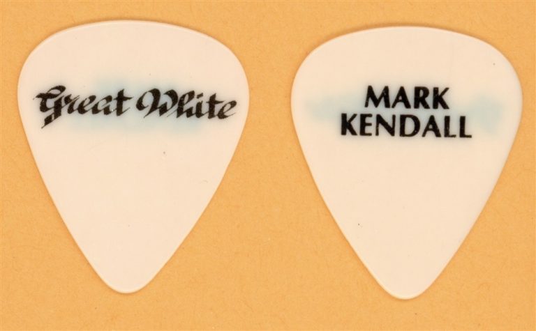 Great White Mark Kendall Vintage Guitar Pick - 1992 Psycho City Tour