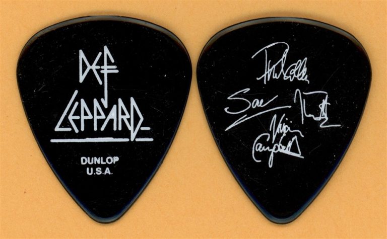 Def Leppard Vivian Campbel Vintage Guitar Pick - 2006 Yeah! Tour