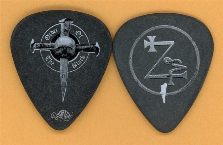 Black Label Society Zakk Wylde Guitar Pick - 2011 Order of the Black Tour