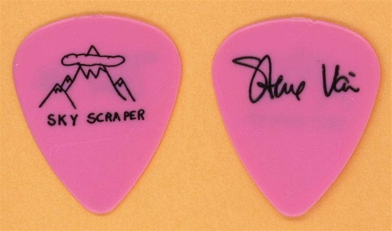 David Lee Roth Steve Vai Vintage Guitar Pick - 1988 Skyscraper Tour