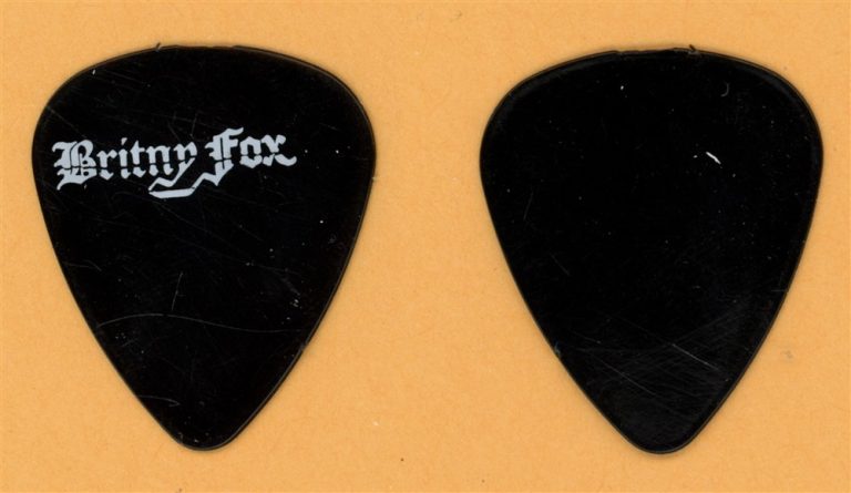 Britny Fox Billy Childs Vintage Guitar Pick - 1988 US Tour - Misprint