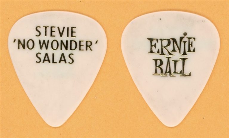 Steve Salas (Bill and Ted Rufus Solo) Vintage Guitar Pick - 1990 Colorcode Tour