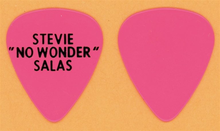Steve Salas (Bill and Ted Rufus Solo) Vintage Guitar Pick - 1990 Colorcode Tour